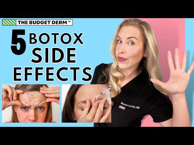 5 Botox Side Effects You NEED To KNOW | Anti-aging Tips by The Budget Derm