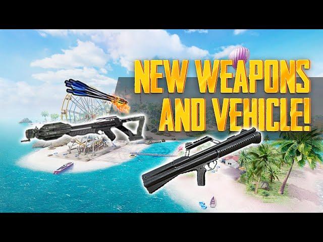 PUBG MOBILE | NUSA - New Weapons and Vehicle Guide