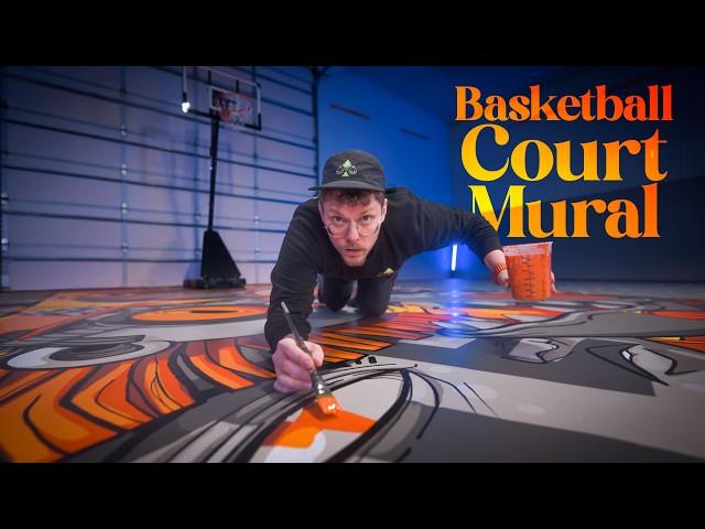 I Made a Basketball Court in my YouTube Studio!