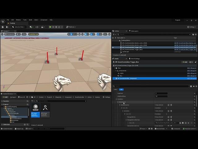 Showcase Video, Simple Event Controller in UE 5