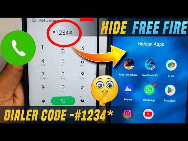 How To Hide Free Fire In Dialer | Free Fire Dial Pad Mein Kaise Chupaye | Free Fire Hide In Dialer