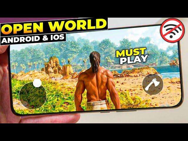 Top 10 Best OFFLINE OPEN WORLD Games for Android/iOS in 2024 | Open world games offline android