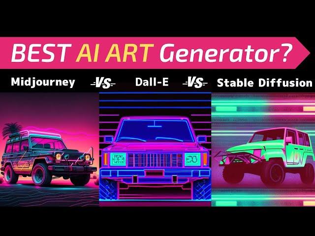 BEST AI Art Tools, Compared (Midjourney v4 vs Dalle-2 vs Stable Diffusion)