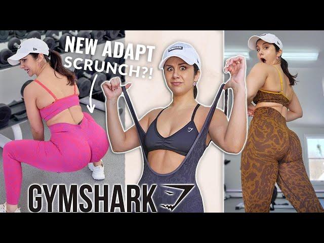 FINALLY! THE BEST GYMSHARK SCRUNCH YET! GYMSHARK ADAPT ANIMAL LEGGINGS TRY ON HAUL REVIEW #gymshark