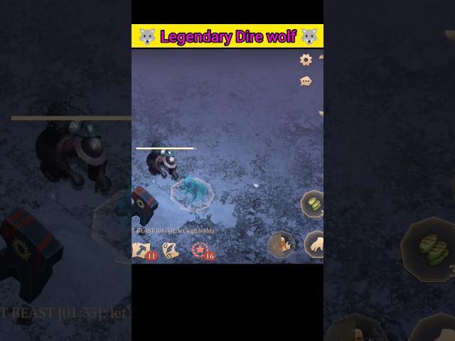 My Cute Legendary Dire Wolf  #grimsoul #grimsouldarkfantasysurvivalgameplay