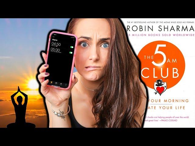 WHY WAKING UP AT 5AM WILL CHANGE YOUR LIFE I I tried the 5am club for 7 days