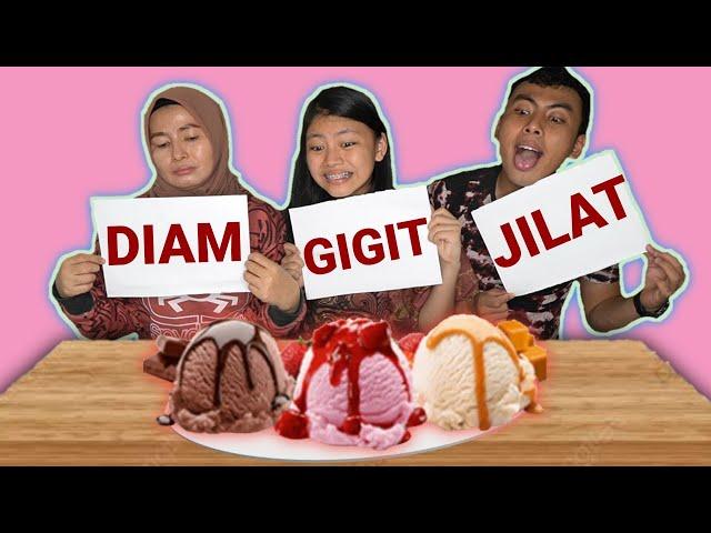 TANTANGAN MAKANAN GIGIT, JILAT ATAU DIAM BAE  ! Ada Yang Enak Ada yang Eneg !