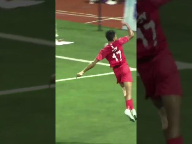 We get the equaliser. Joy Ahmed scores. SAFF u-19 championship final.