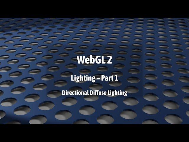 WebGL 2: Directional diffuse lighting