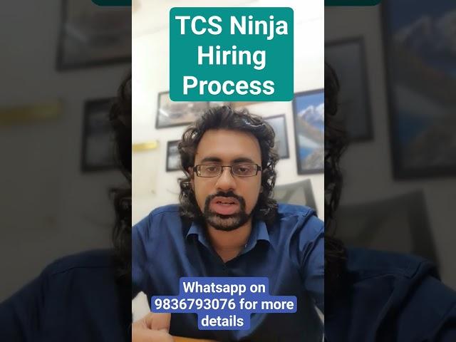 What is the TCS Ninja Hiring Process? #exam #tcs #preparation #competitive #career #job