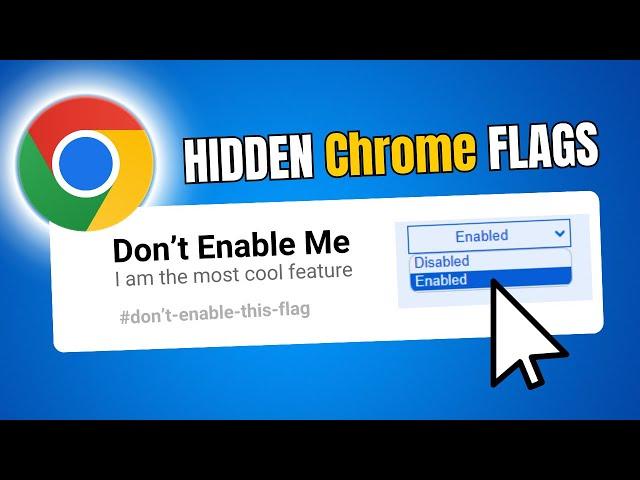 9 Cool HIDDEN Chrome Flags Settings you Should Change NOW