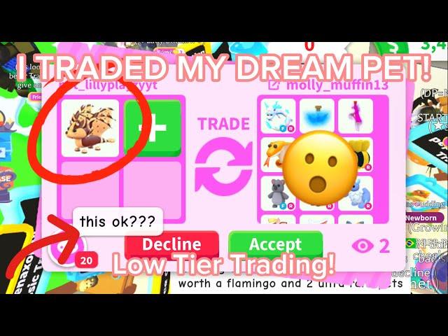 I TRADED MY DREAM PET for BIG WIN!Growing My Inventory! Low Tier Trading! Adopt Me 2025!