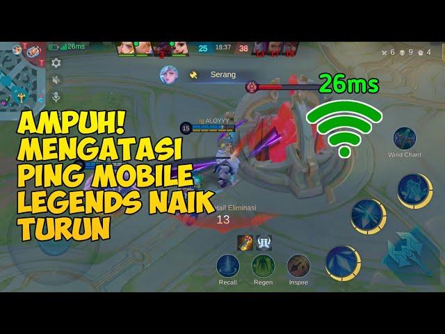 LIBAS SINYAL LAG‼️ CUKUP SETTING INI PING MS JADI STABIL- mobile legends