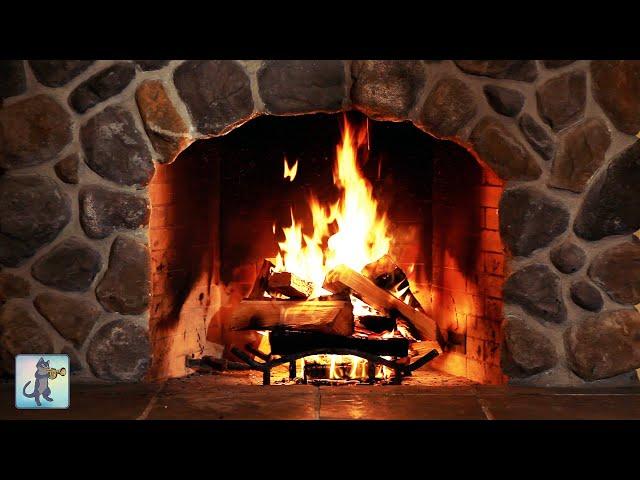 Super Relaxing Fireplace Sounds  Cozy Crackling Fire  (NO MUSIC)