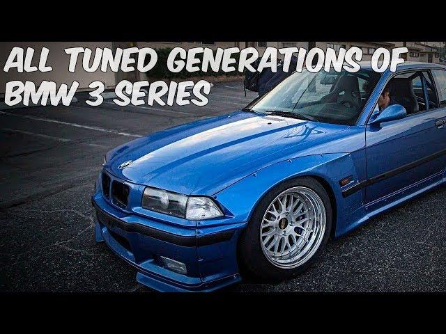 All Tuned Generations Of BMW 3 Series