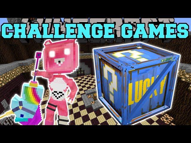 Minecraft: CUDDLE TEAM LEADER CHALLENGE GAMES - Lucky Block Mod - Modded Mini-Game