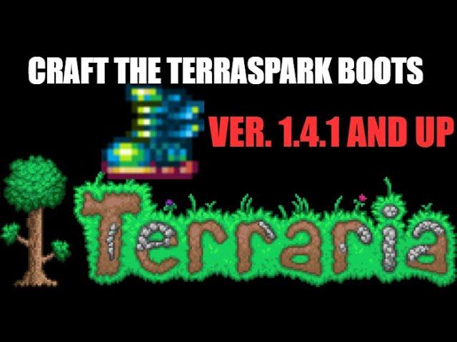 Terraria - Craft The Terraspark Boots 1.4.1 And Up