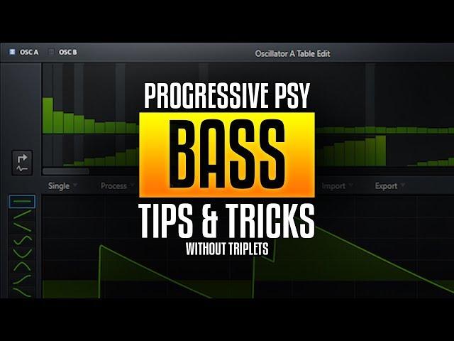 Creating Psytrance: A Few Progressive Psytrance Bass Tips & Tricks