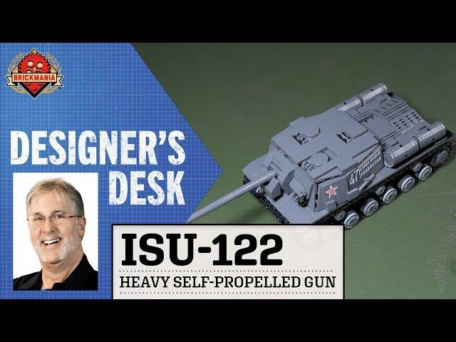 At The Designer’s Desk - ISU-122 - Custom Military Lego