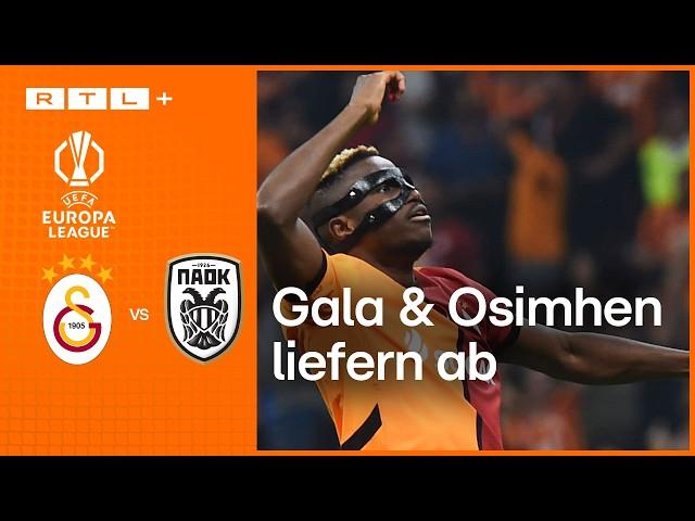 Galatasaray Istanbul vs. PAOK Thessaloniki - Highlights | UEFA Europa League | RTL Sport