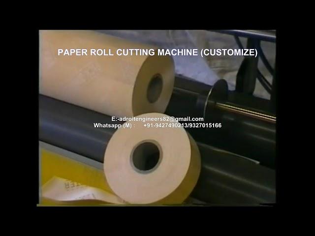 Paper Roll Cutting Machine