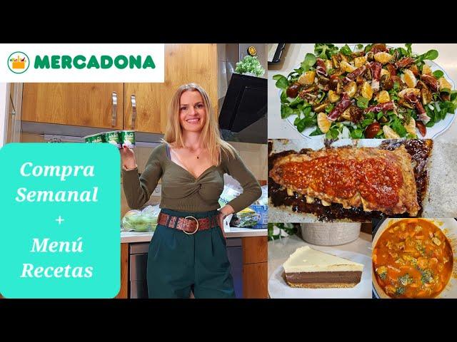 Compra Semanal Mercadona + Menú con Recetas Deliciosas Muchas Ideas Comida Cena Postre Cocina Fácil