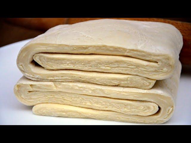 Puff pastry in 15 minutes  Maryana Recipe (+Eng. Sub.)