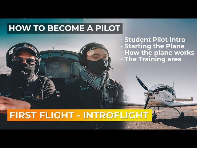 Student Pilot - FIRST FLIGHT LESSSON || Intro Flight