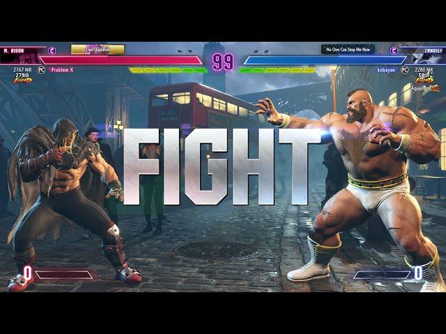 Street Fighter 6  Problem X (M.Bison) Vs Kobayan (Zangief)  SF6 High Level Match's!