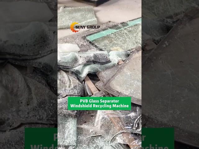 Why Every Auto Recycler Needs This Windshield Recycling Machine!
