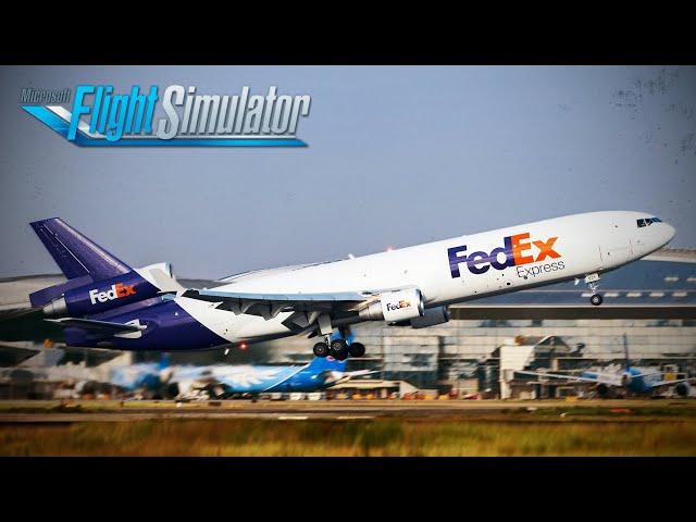 The ULTIMATE Freight Dog Experience | Memphis - Anchorage | TFDi MD-11 | Full Flight Review | MSFS