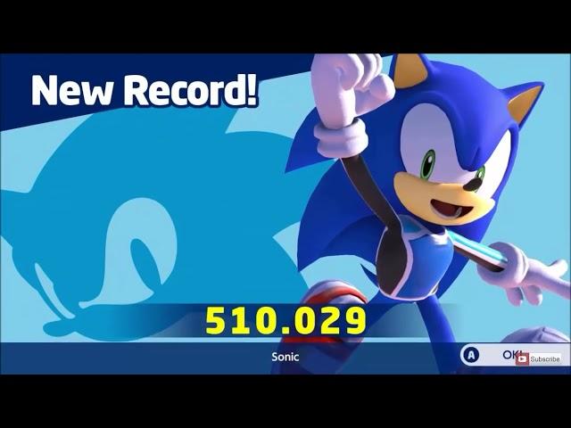 Sonic characters new record made by Zephiel810