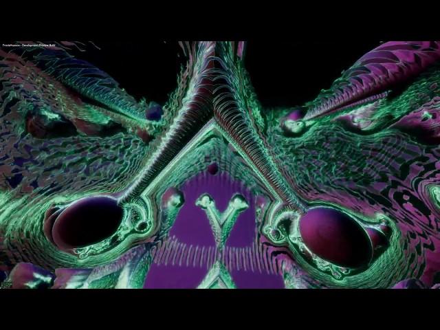 Friktal - Interactive Fractal Audio Visualizer - Virtual Reality - Desktop - 4k