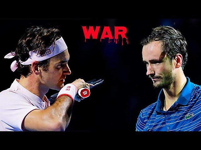 When Tennis turns into WAR! (Federer vs Medvedev)