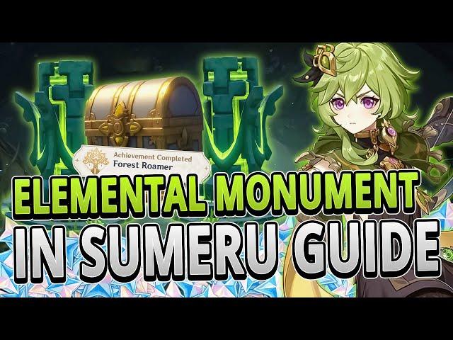 All Elemental Monument Puzzle in Sumeru FAST ROUTE GUIDE | Genshin Impact 3.0