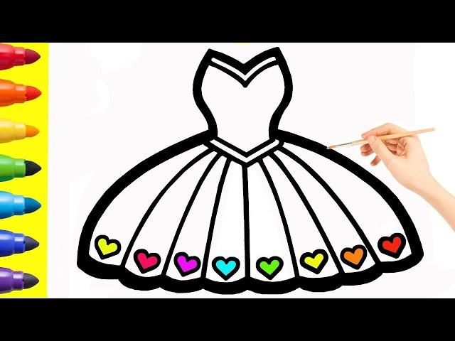 Drawing dress for kids / bolalar uchun chizilgan liboslar