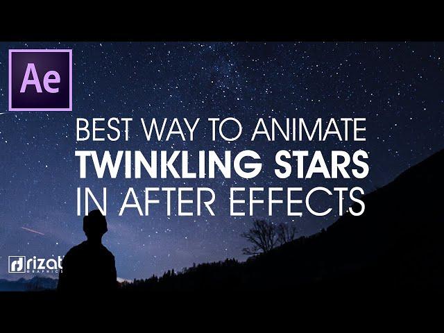 Best Way to Make Twinkling Stars in Adobe After Effects | After Effects Tutorial