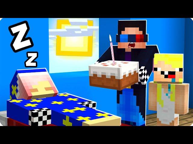 ЛЕСКА ПРОСПАЛА СВОЙ ДЕНЬ РОЖДЕНИЯ В МАЙНКРАФТ! ШЕДИ И НУБИК ТРОЛЛИНГ MINECRAFT