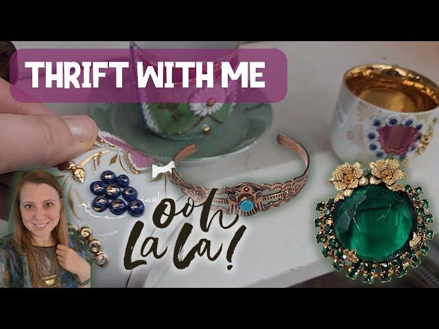 My MOST Stressful Thrifting Trip EVER in Small Town Minnesota! | Shop with Me for Reselling Jewelry