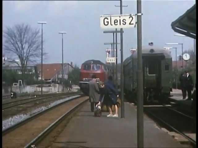 Bahnhof Preetz im Frühjahr 1975