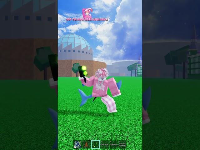 How to pose like Toji in Blox Fruits #roblox #bloxfruits #shorts