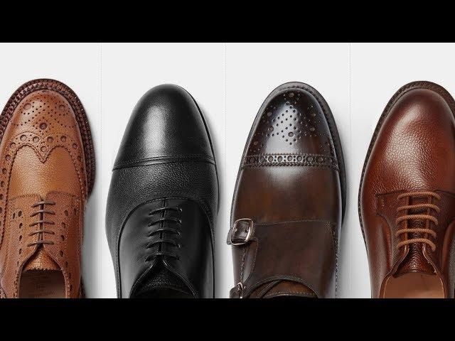 Some rules on the selection of shoes for men