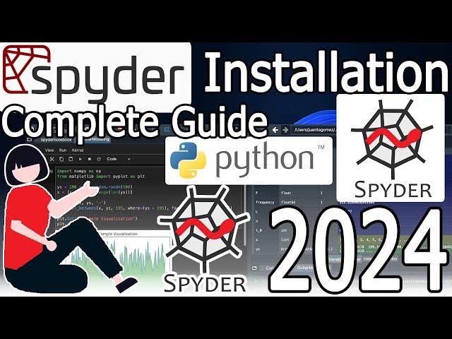 How to Install Spyder Python IDE on Windows 10/11 [ 2024 Update ] Spyder IDE for Data Scientists