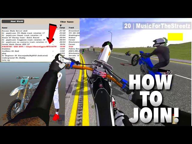 MX BIKES TUTORIAL! HOW TO JOIN BIKESTAR SERVER WITH BIKELIFE!!