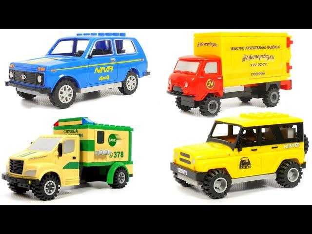 How to Build Russian cars by Gorod masterov (Город матеров) sets