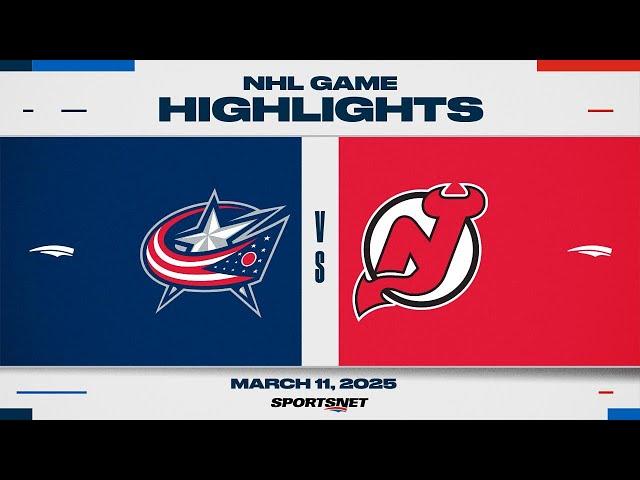 NHL Highlights | Devils vs. Blue Jackets - March 11, 2025