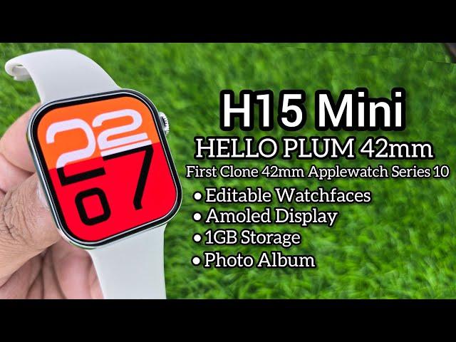 H15 Mini Smartwatch | Hello Plum Mini Smartwatch | H15 Mini 42mm Smartwatch