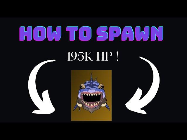 How to spawn 195k hp Terror Shark Blox Fruits