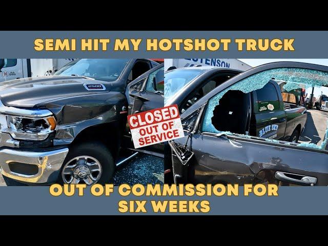 A Semi Wrecked Into My Truck - I Couldn't Work For Two Months