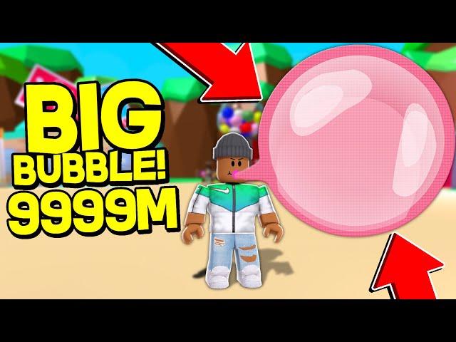 BIGGEST BUBBLE EVER!! | Roblox Bubble Gum Simulator